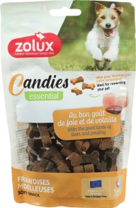 Bone-shaped CANDIES with liver and chicken