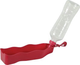 Fold-down water bottle