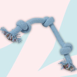 Cosmic rope toy with 3 knots 50 cm