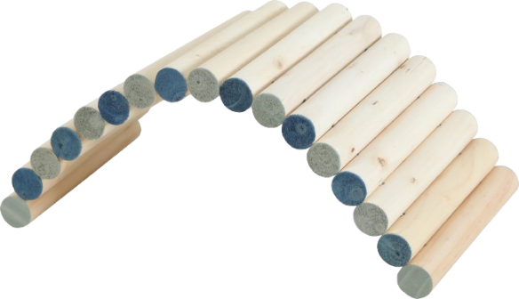 Bridge for easy passage from one cage to another (OPTIONAL)