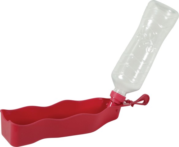 Fold-down water bottle